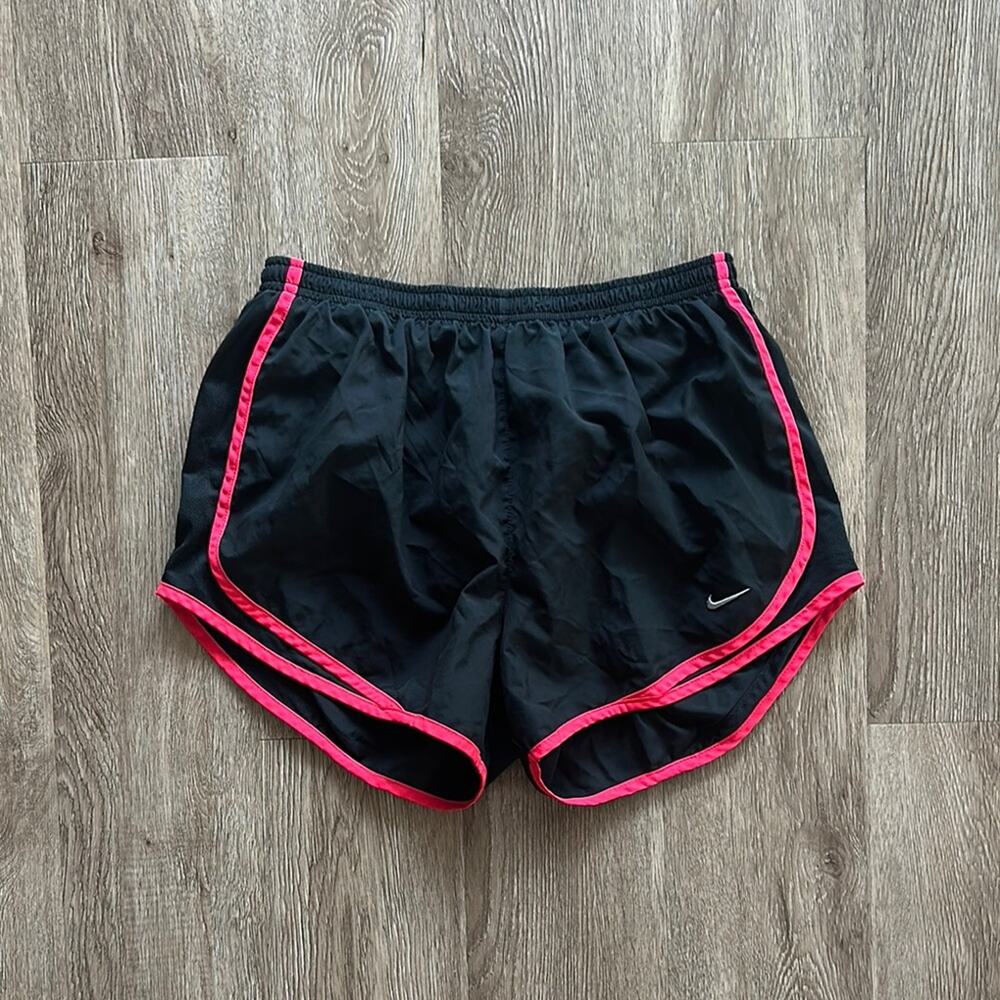 Nike Tempo Running Shorts Black and Pink Medium Athletic Workout Gym